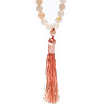 Mala Pink Jade With Tassel