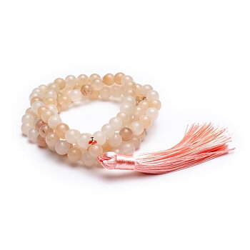 Mala Pink Jade With Tassel