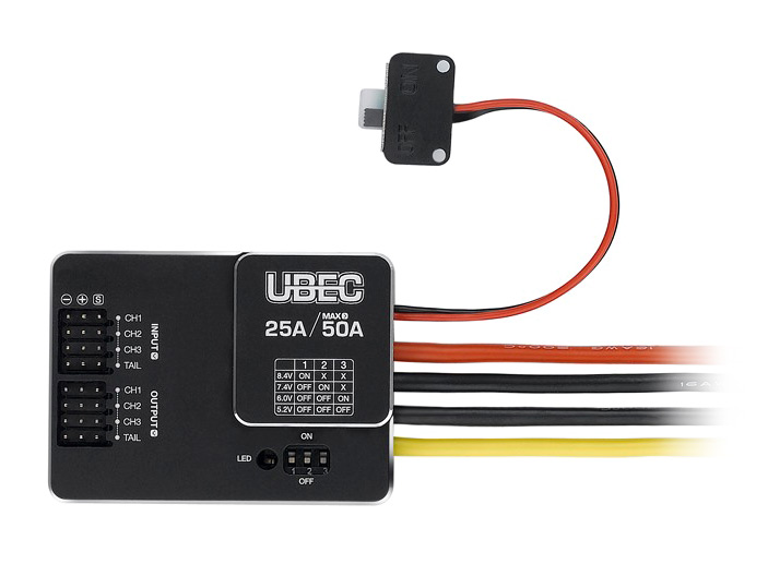 Hobbywing 30606000 UBEC 25A HV 3-18S - 4