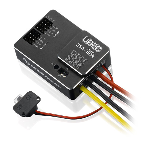 Hobbywing 30606000 UBEC 25A HV 3-18S - 5