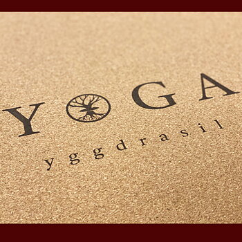 Cork Yoga Mat: Enjoy the silence + FREE Carry Strap | Yggdrasil