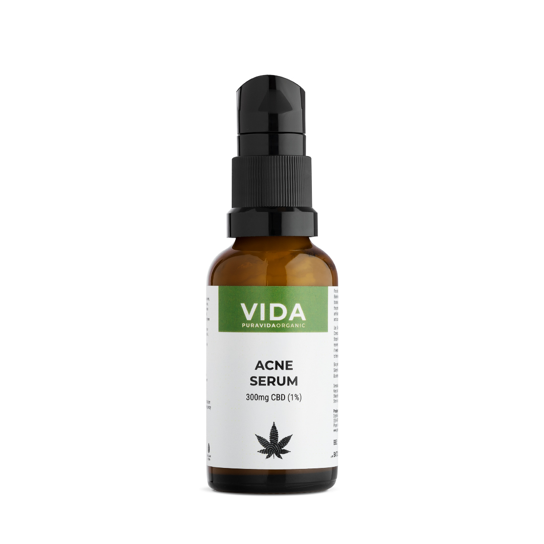 Pura Vida CBD Ak'ne Face Serum 10ml - Fet hud