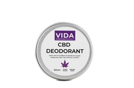 Pura Vida CBD Cream Deodorant 30ml - Deo i burk