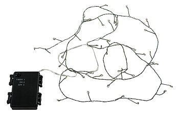 Ledslinga 2m / 40ljus Vattentät med timer
