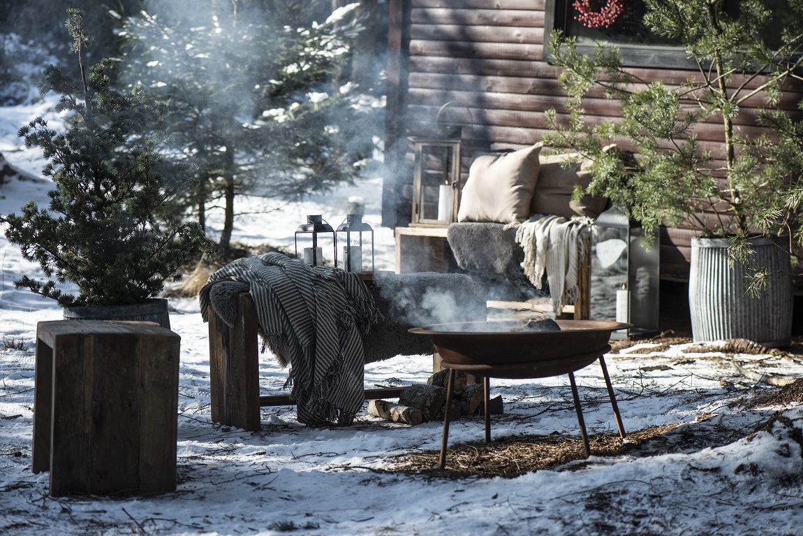 Fire pit - Fire basket - Fire bowl - Planting pot - Metal Rust - Ø 65 cm - 4