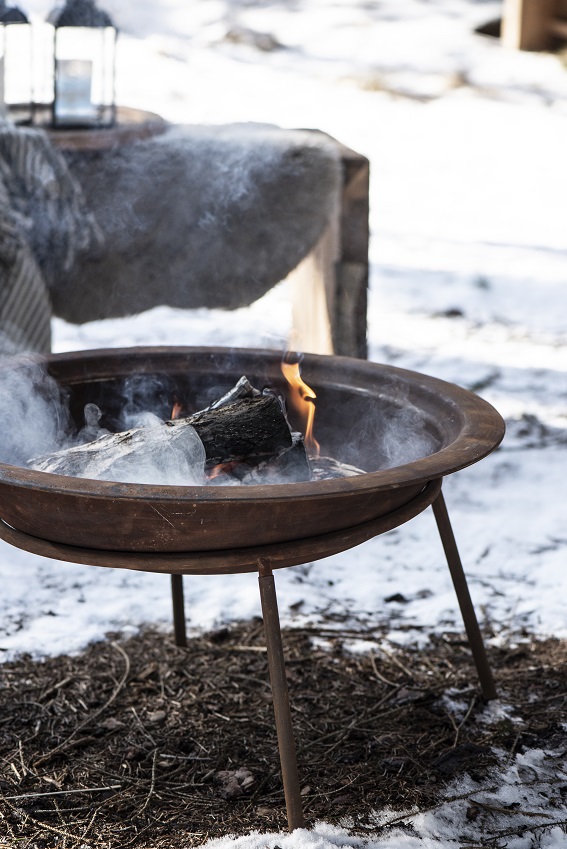 Fire pit - Fire basket - Fire bowl - Planting pot - Metal Rust - Ø 65 cm - 8