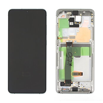 Samsung Galaxy S20 Ultra Skärm Display Original - Vit