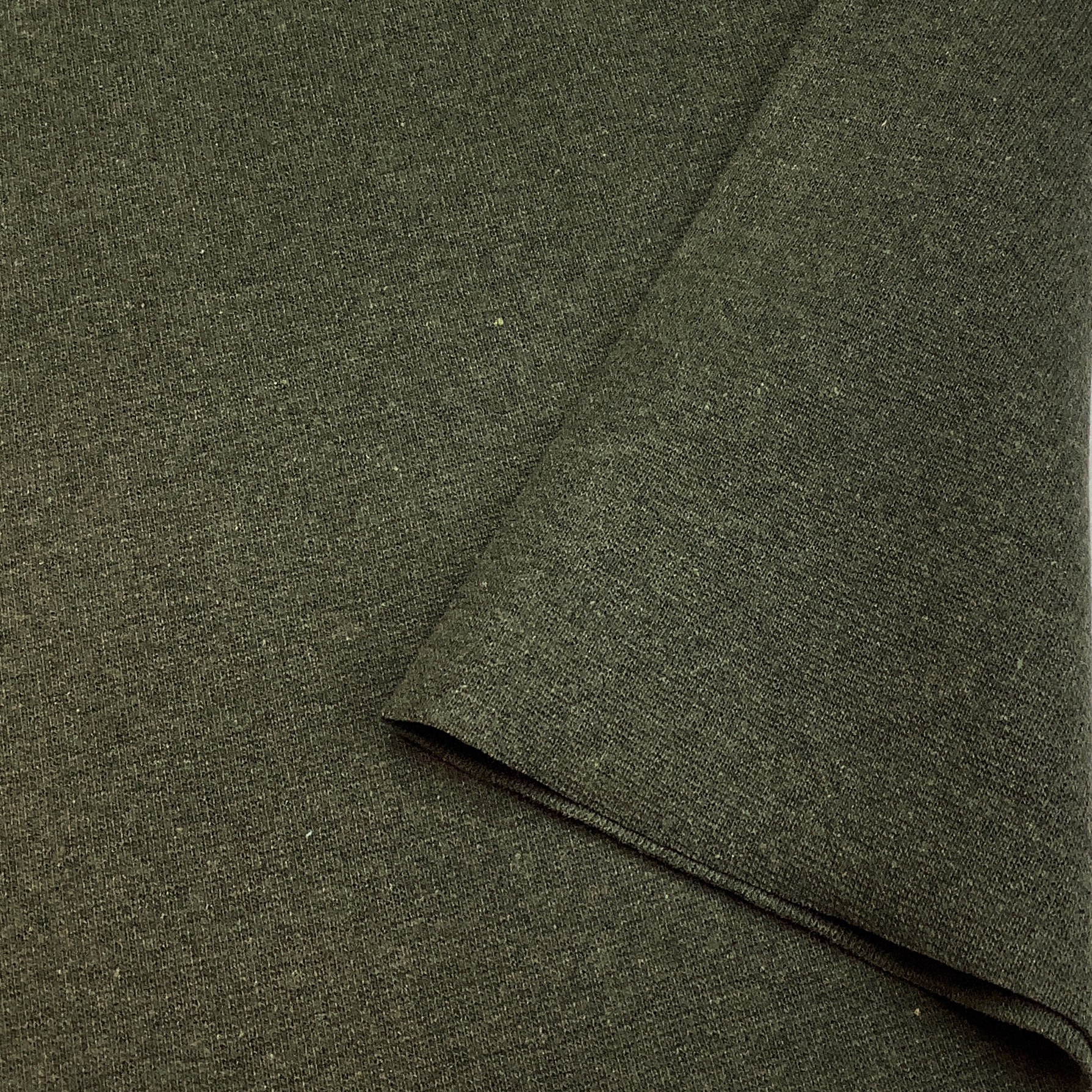 Recycled rib Green melange