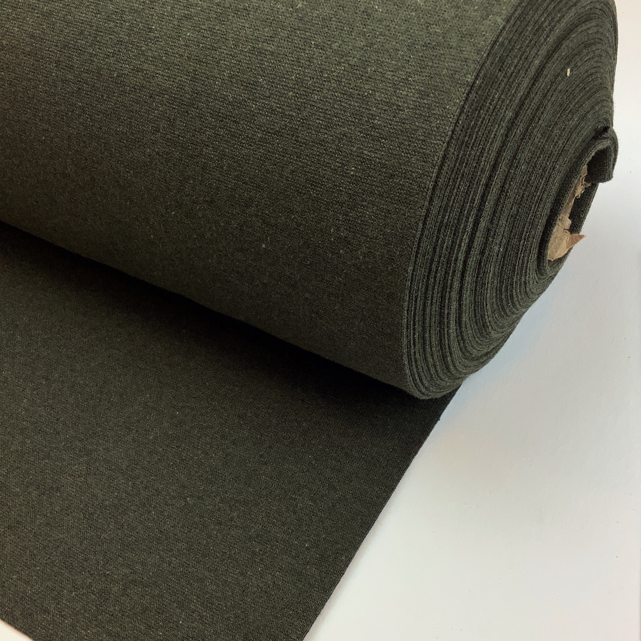 Recycled rib Green melange