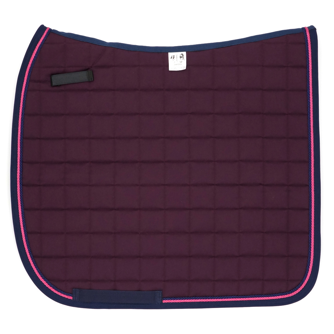 Dressyrschabrak Plommon DD, marin/cerise - 3