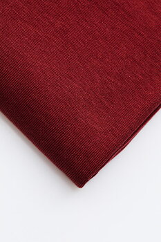 TENCEL™ FINE RIB JERSEY - DARK RED