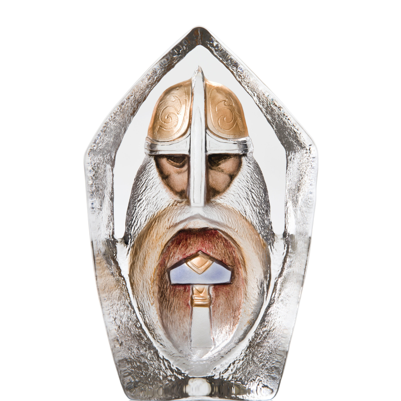 Mats Jonasson Thor Crystal Sculpture