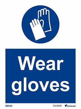 IMO-sign "Wear gloves" - IMPA 33.5724