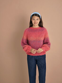 Raglanjumper i 2 trådar Bella/Bella Color by Permin