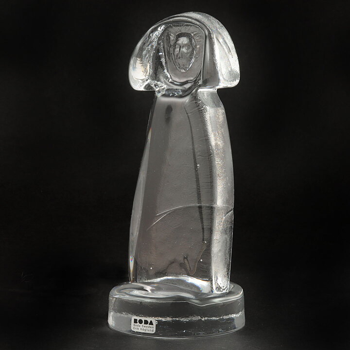 エリック・ホグラン  クリアガラスの男    (17cm)  1960年代
