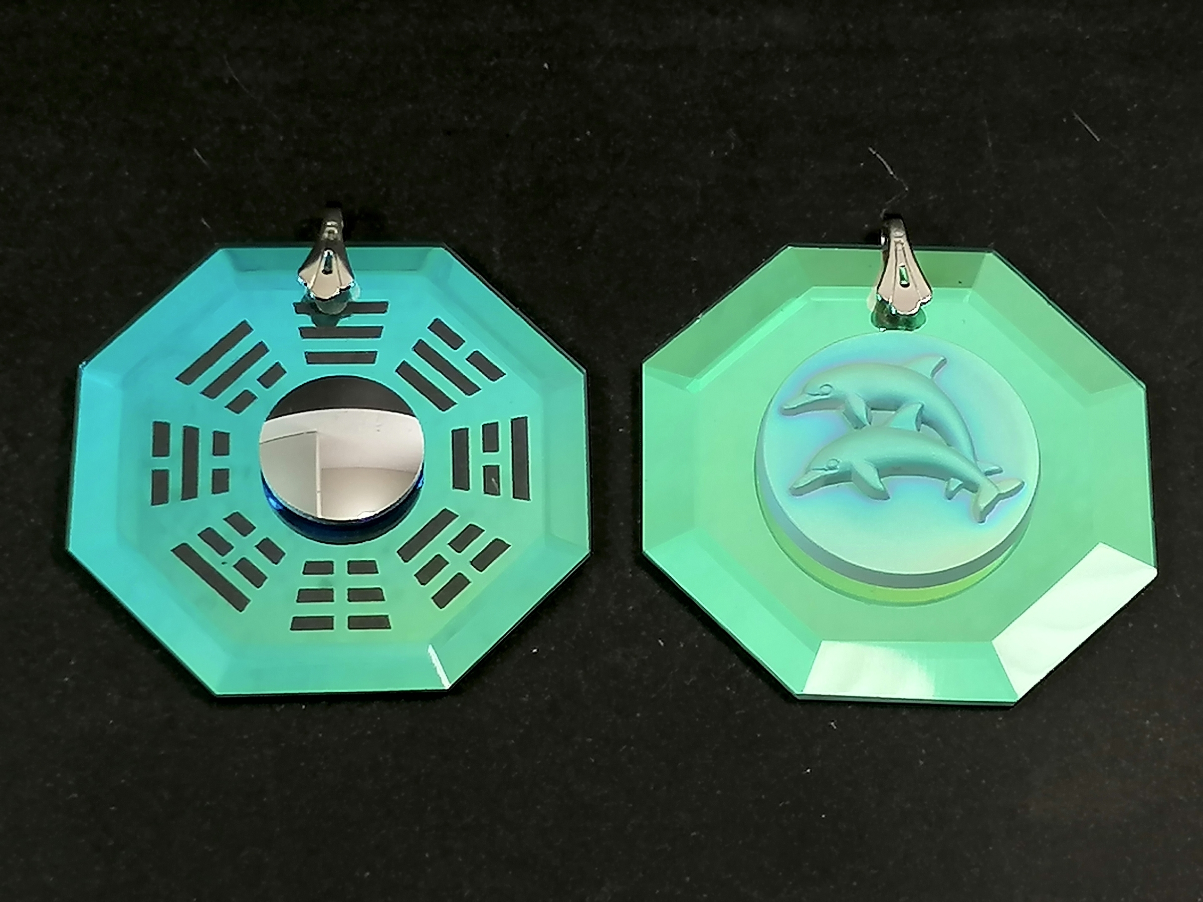 Hexagon Feng shui Fönster hänge