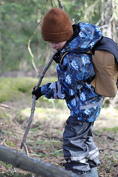NORDSKOG RAIN SET FLEECE  DARK BLUE