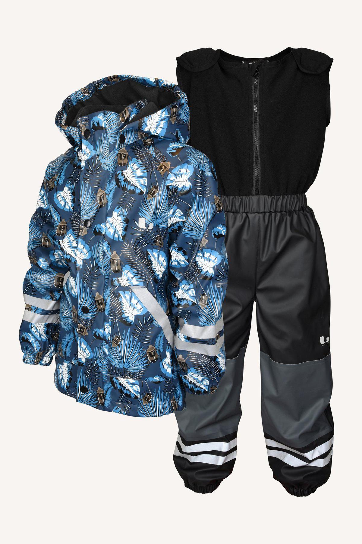 NORDSKOG RAIN SET FLEECE  DARK BLUE - 2