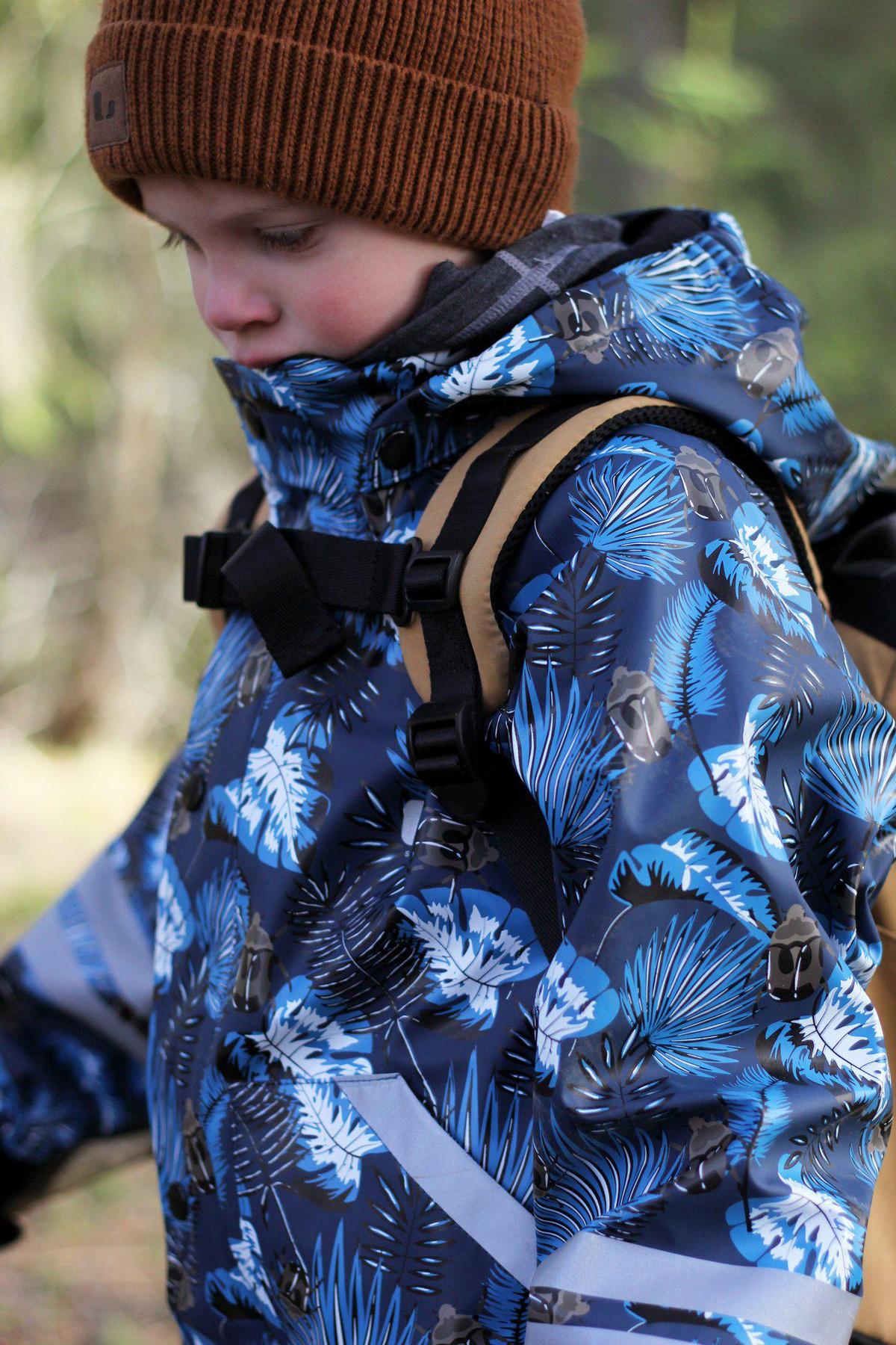 NORDSKOG RAIN SET FLEECE  DARK BLUE - 3
