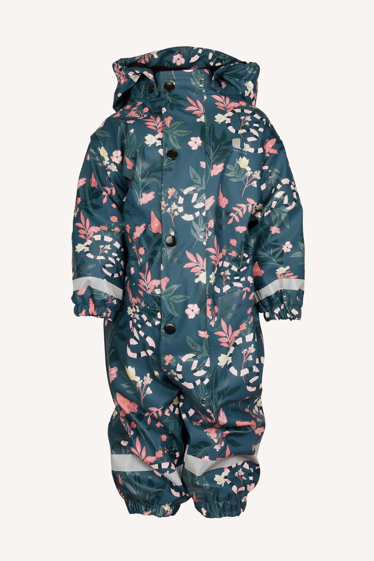 NORDSKOG RAIN BABY OVERALL FLEECE  LAGOON
