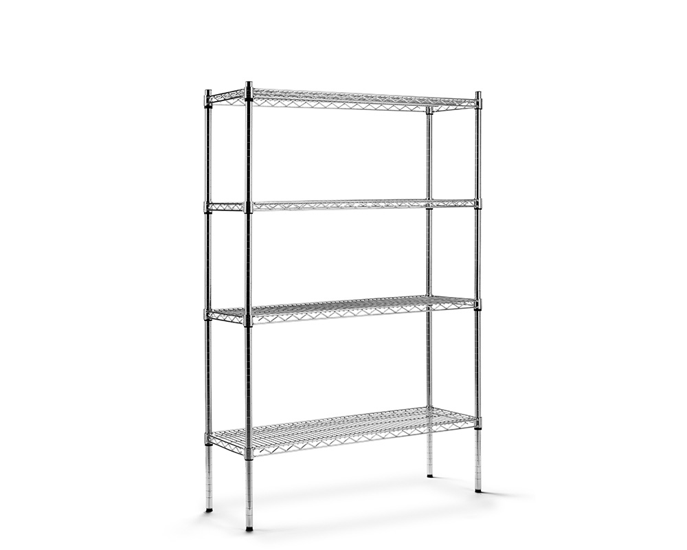 Grid shelf chrome steel - 2