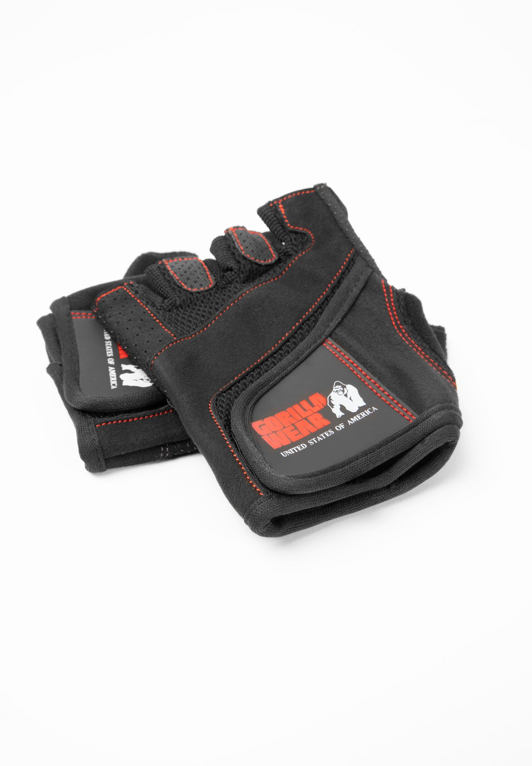 Women's Fitness Gloves, black/red - 5