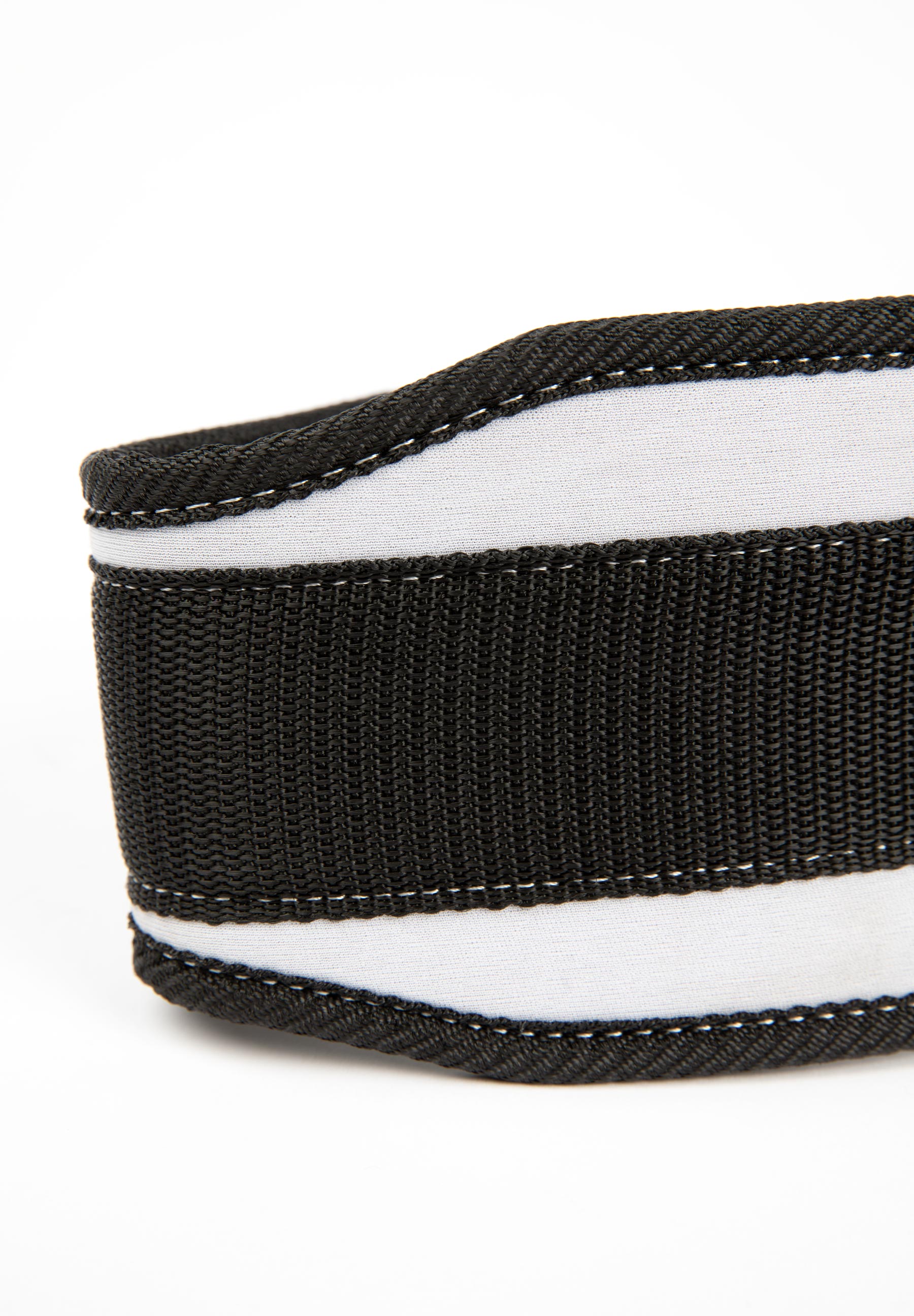 4 Inch Women's Lifting Belt, black/white - 4