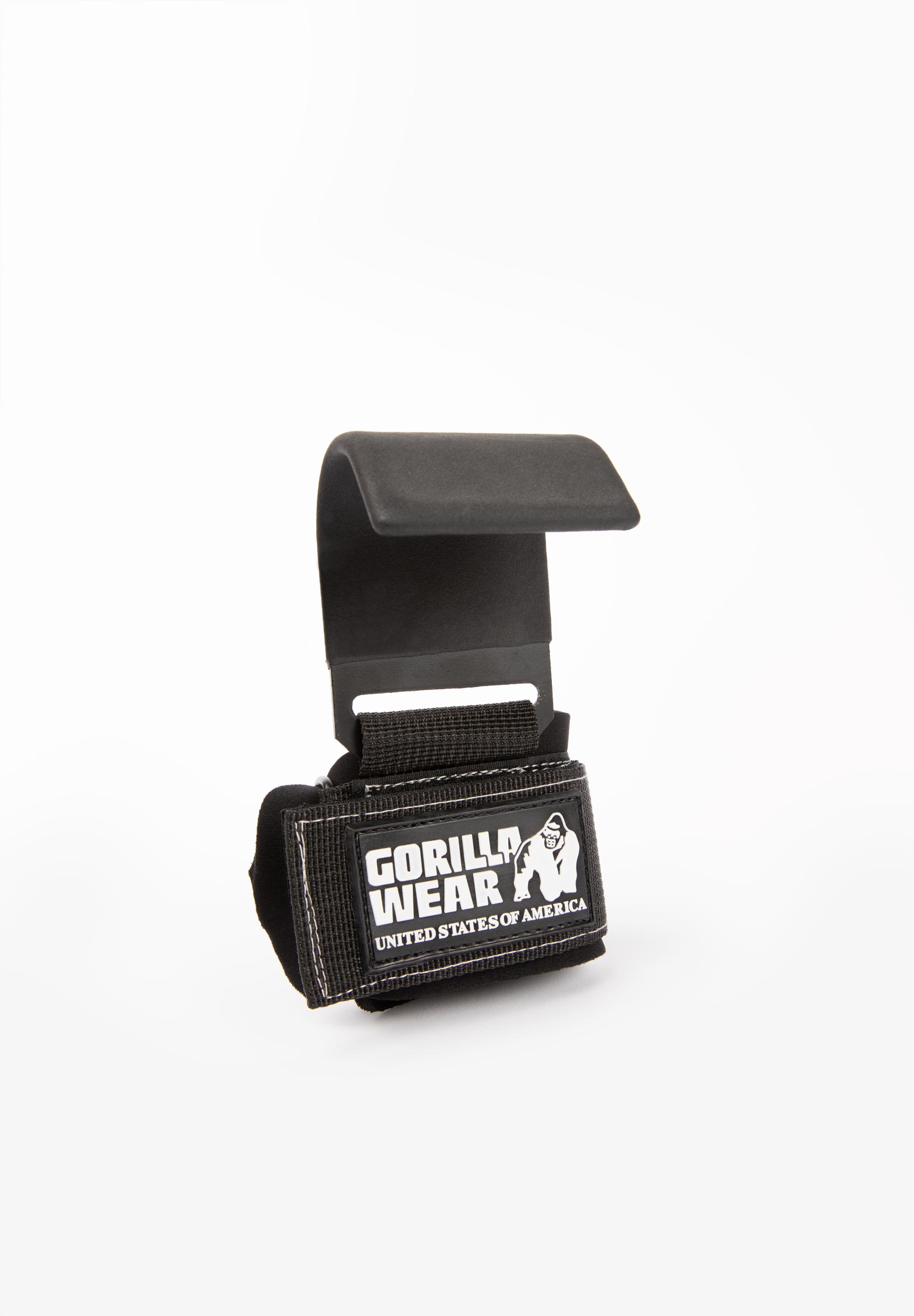 Weight Lifting Hooks, black/white - 4