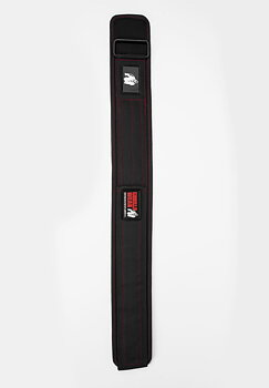 4 Inch Nylon Belt, black/red
