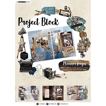 Studio Light • Project block planner pages Artist's atelier nr.3 