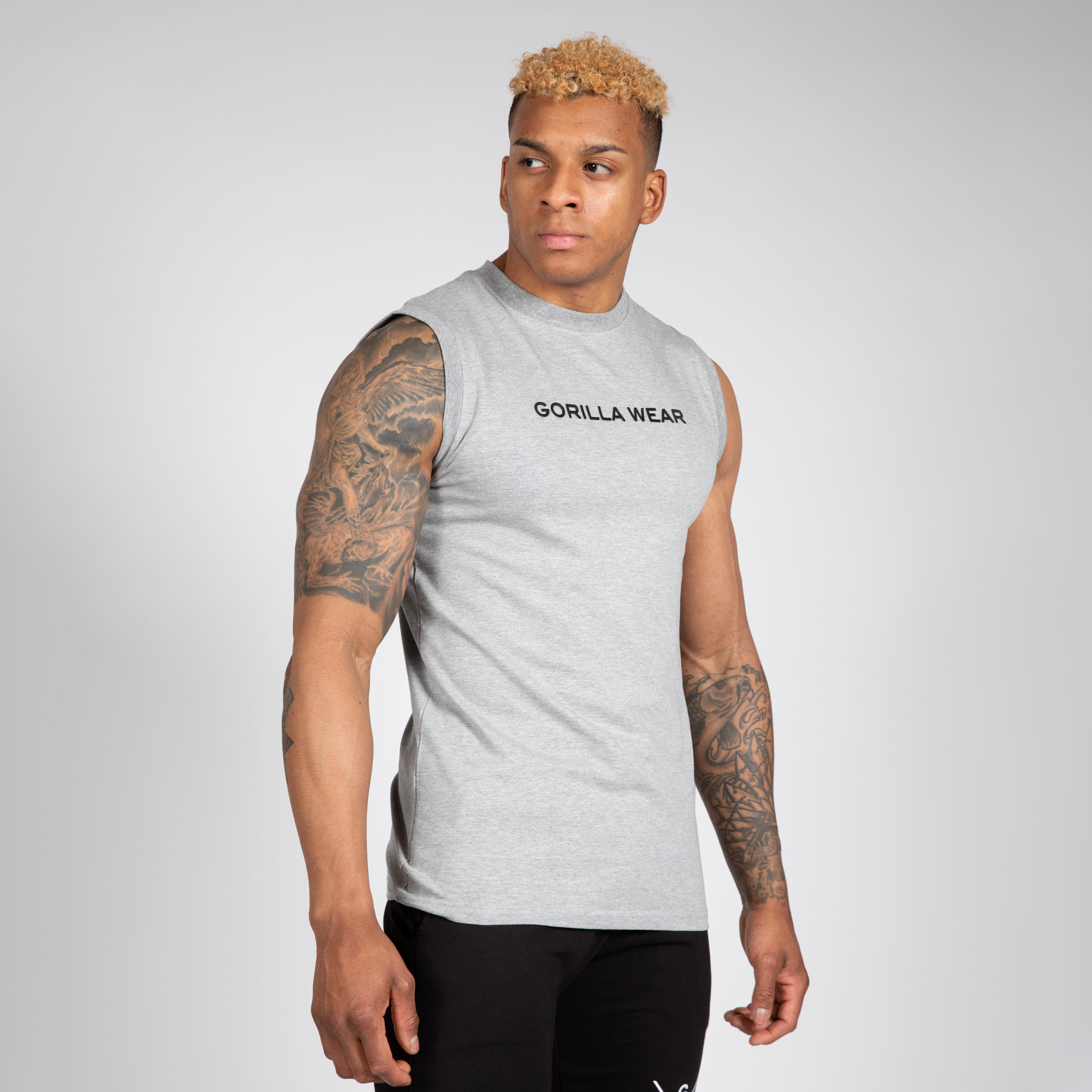 Sorrento Sleeveless T-Shirt, grey
