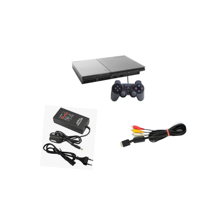PS2 Slim Konsol inkl kontroll - 2