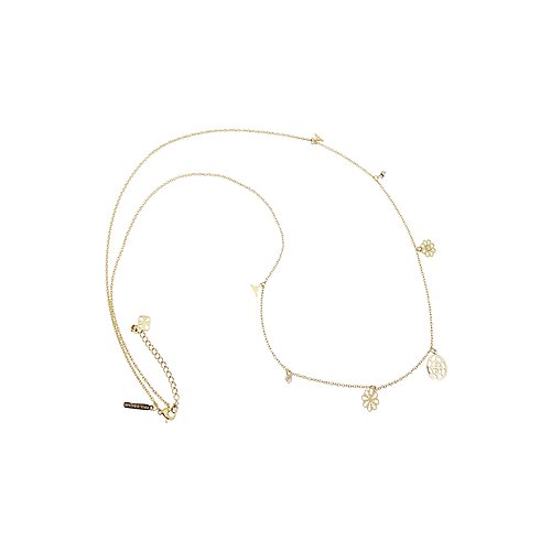 Ciel Charm Long Necklace Gold