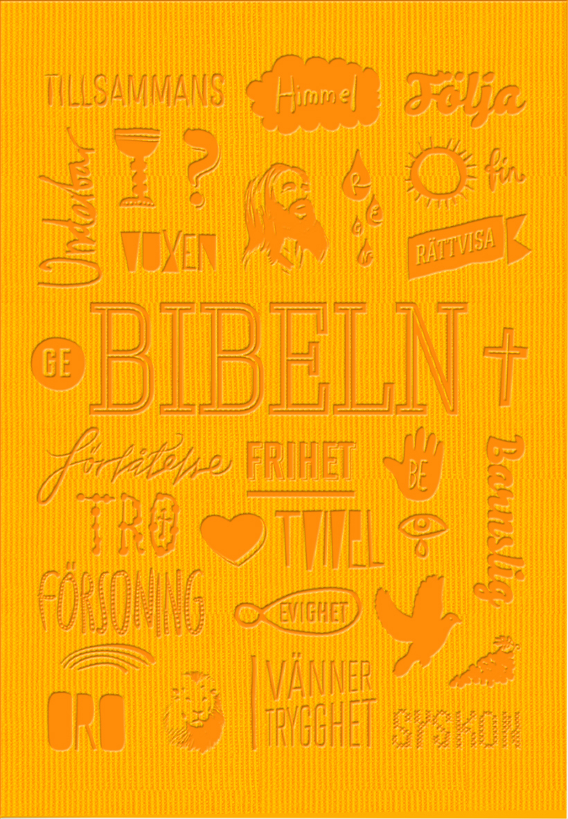 Bibel 2000 Konfirmandutgåva Orange