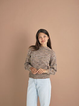 Raglantröja med vriden resår - Kamma by Permin
