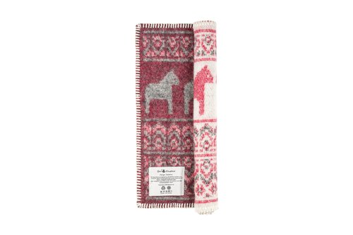 Dalarna röd, sittunderlag 43 x 43cm från Öjbro Vantfabrik  - 2