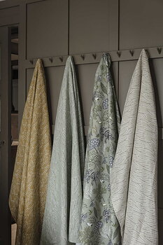 Tyg, Flora Grön, metervara från Spira