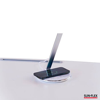 Skrivbordslampa Qlite vit