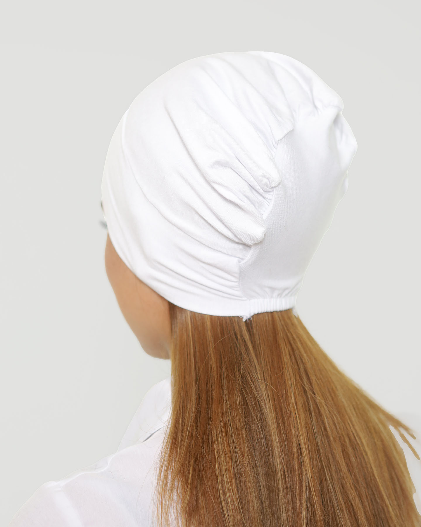 Cap - Whole-coverage - White - 2