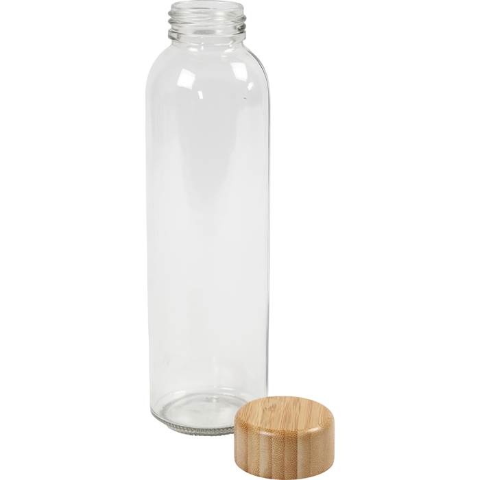 Vattenflaska glas/bambu - 4