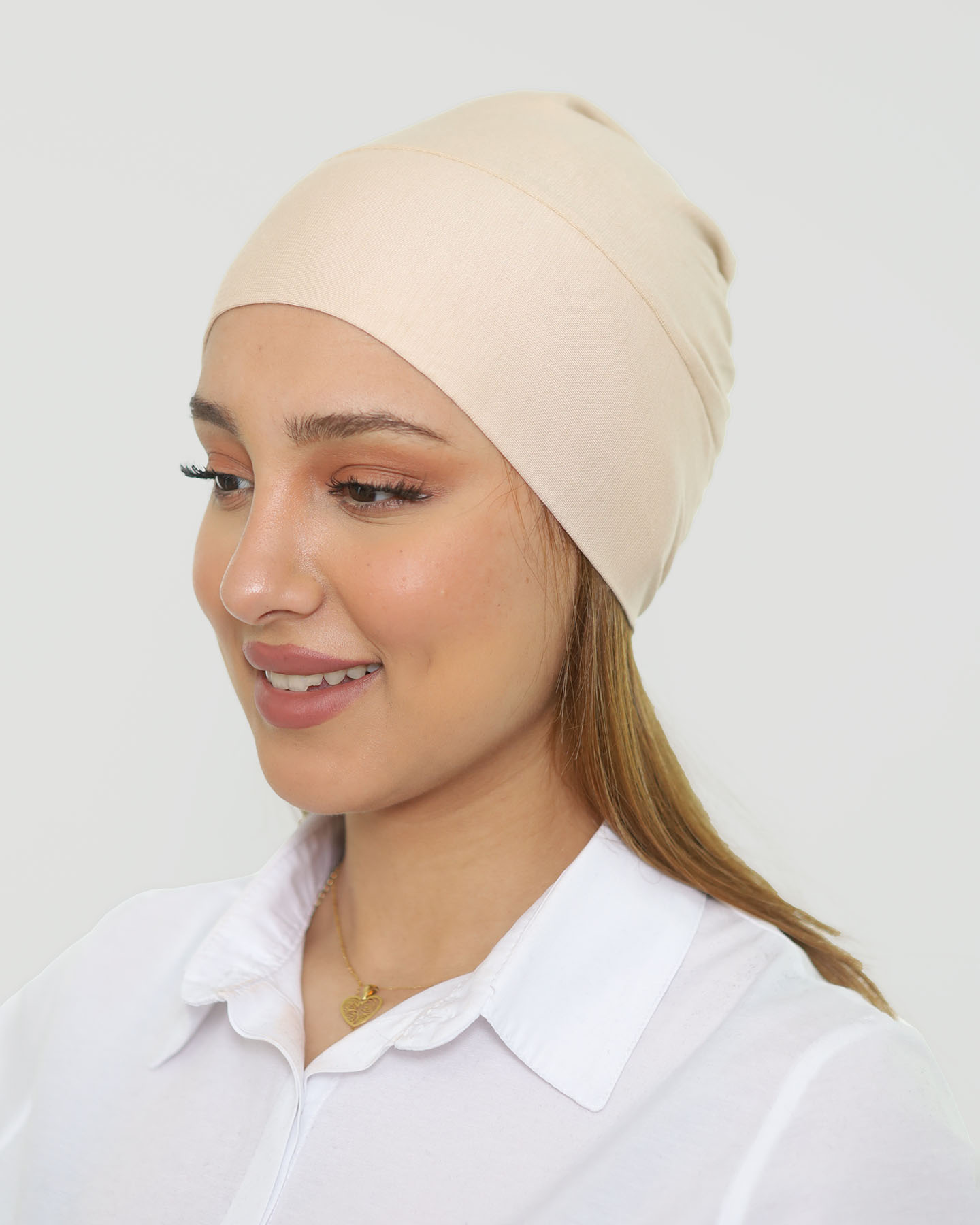 Cap - Whole-coverage - Beige