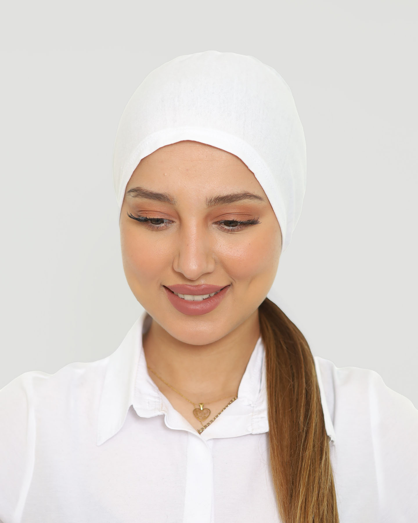 Cap - Tie-back - White