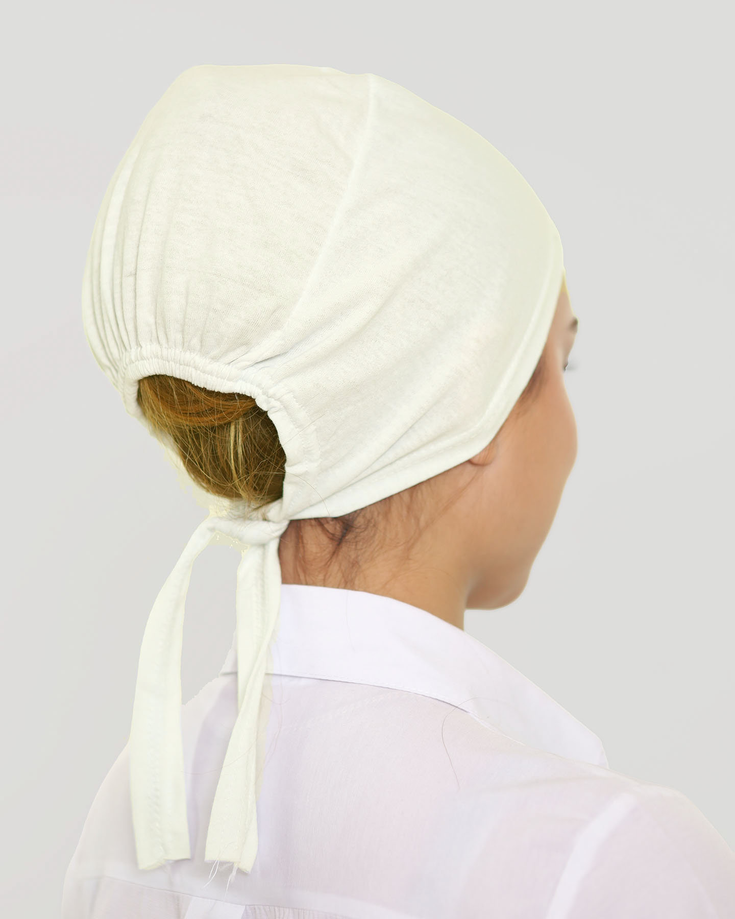 Cap - Tie-back - Off-White - 2