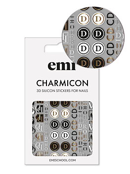 Charmicon 3D Silicone Stickers #186 Logomania