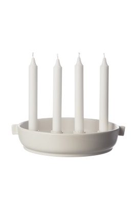 Adventsljusstake Ljusstake med öra - Vitsand - Ernst - Ø28 cm - 2