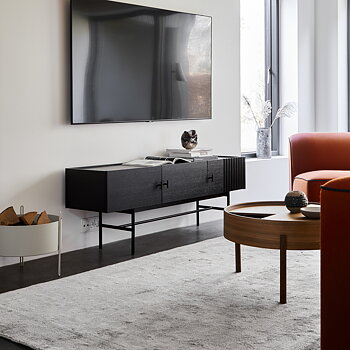 Array Sideboard låg svart Woud