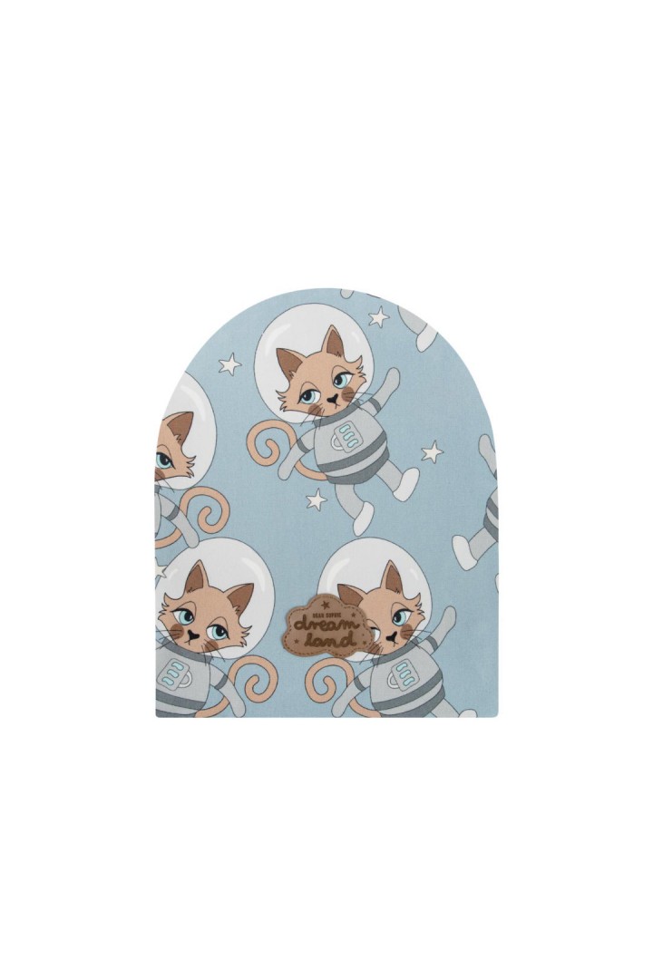 ASTROCAT BLUE BEANIE