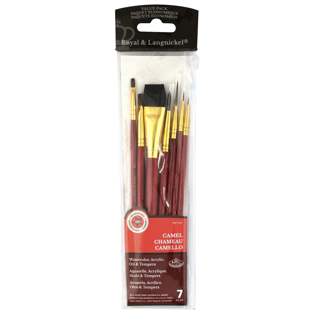 Professional paint brush set 7 pc