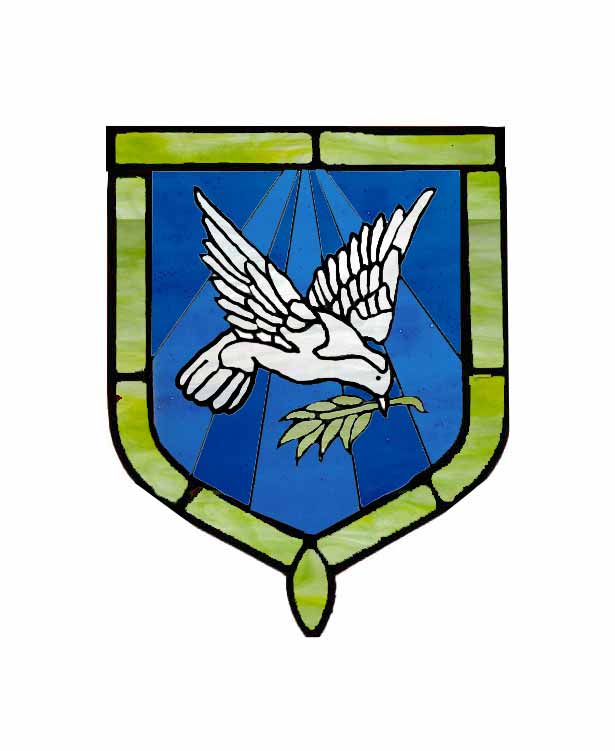 Stained glass window Peace Dove - 3
