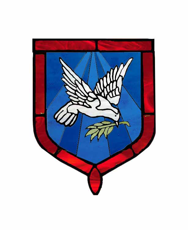 Stained glass window Peace Dove - 4
